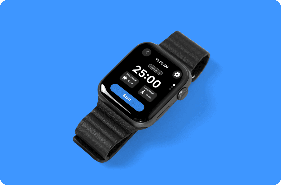 Pomodoro Smart watch app